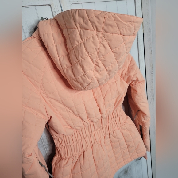 NWOT Free People All Prepped Ski Coat Winter Melon Orange Extra Small - Picture 9 of 14